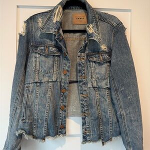 Blank NYC Frayed Denim Jacket